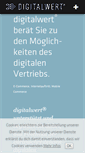 Mobile Screenshot of digitalwert.de