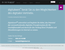 Tablet Screenshot of digitalwert.de